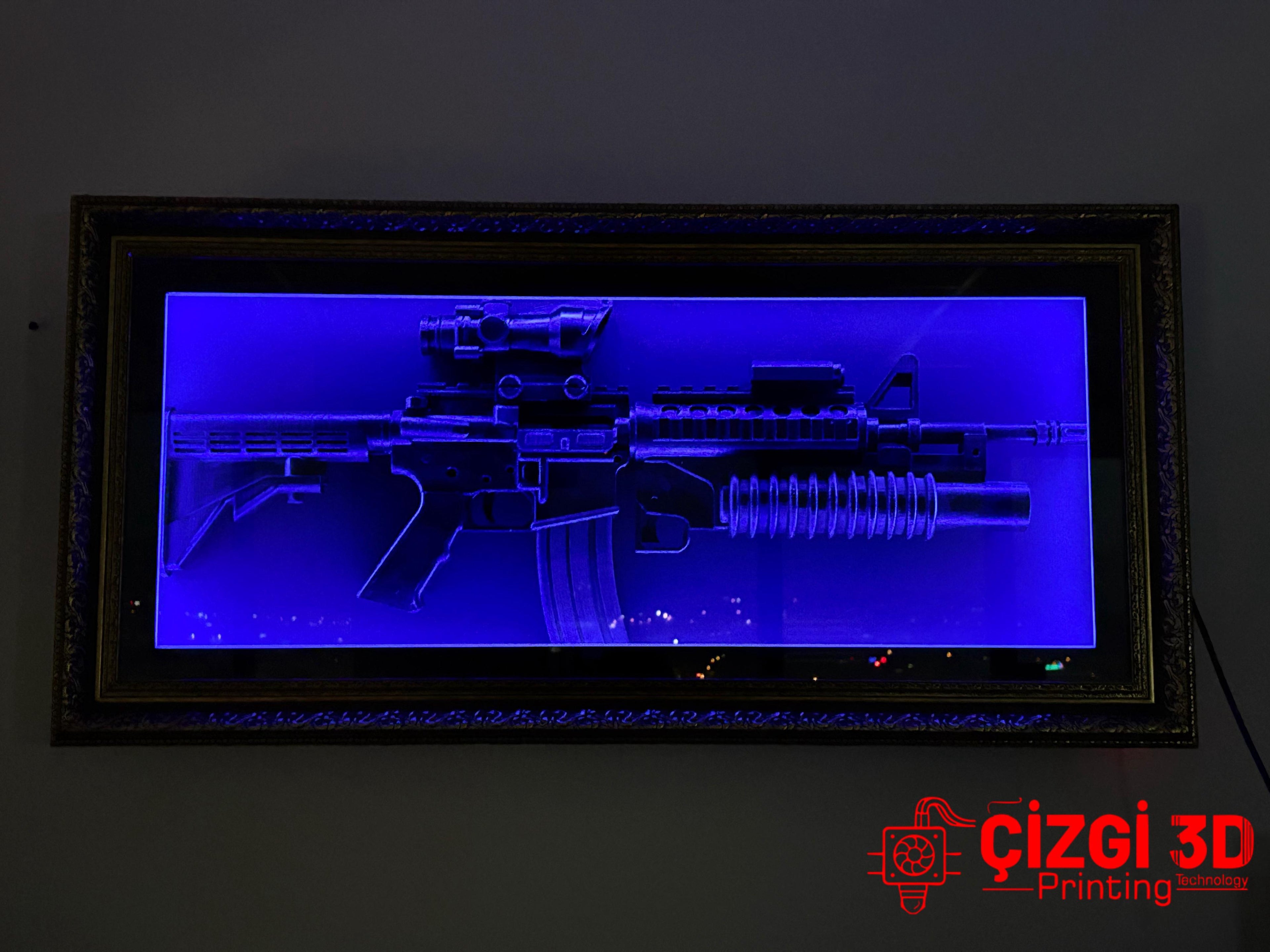 M4A1 ÇERÇEVELİ MODEL