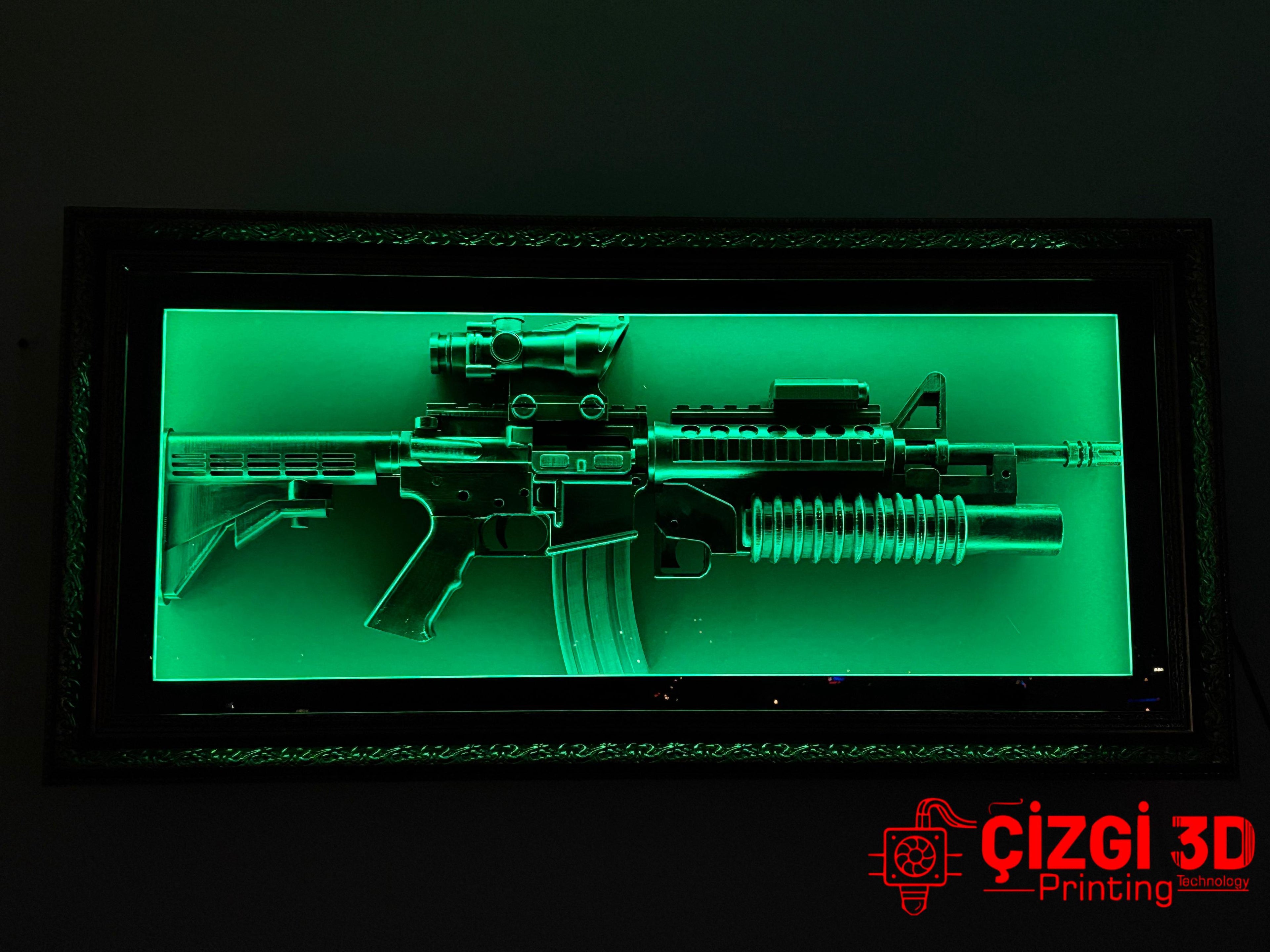 M4A1 ÇERÇEVELİ MODEL
