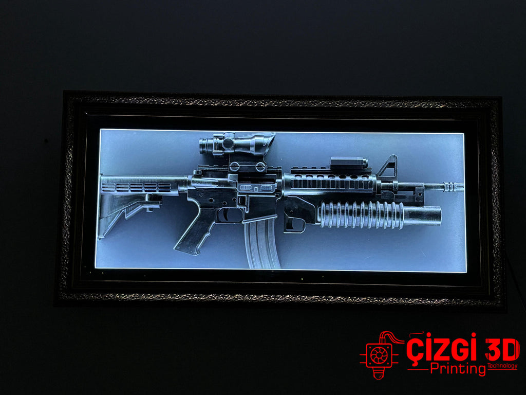 M4A1 ÇERÇEVELİ MODEL