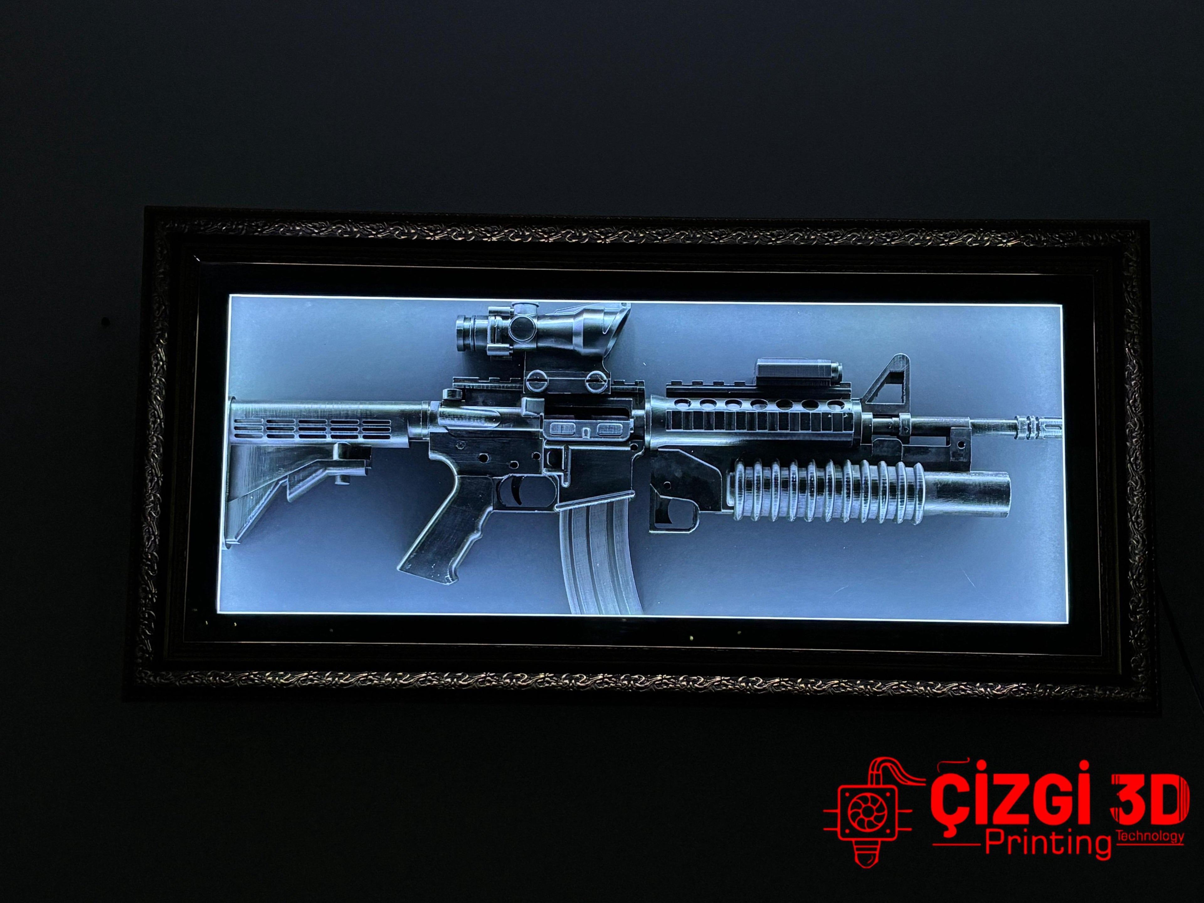 M4A1 ÇERÇEVELİ MODEL