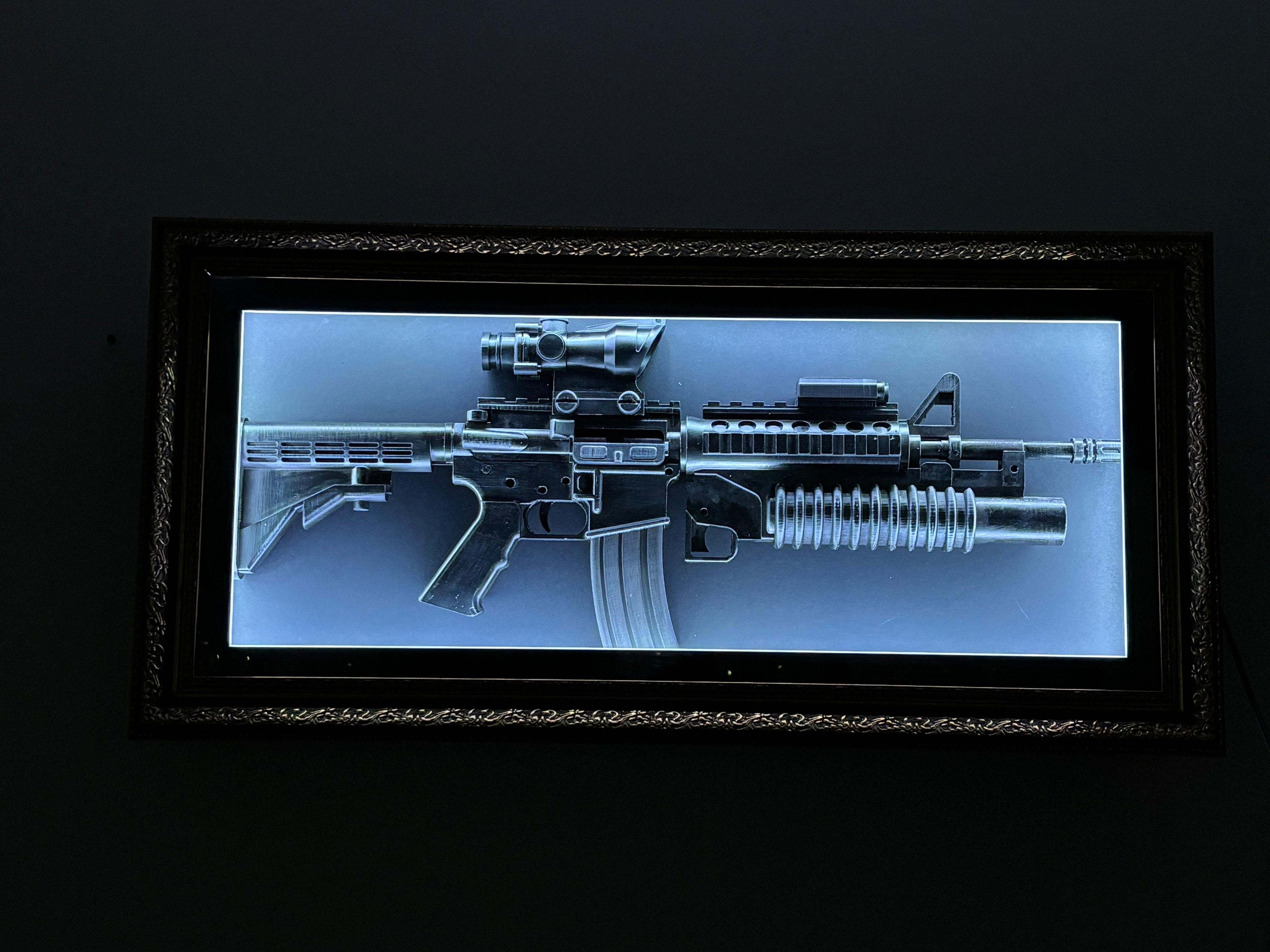 M4A1 ÇERÇEVELİ MODEL